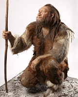 Rekonstruktion Neandertaler